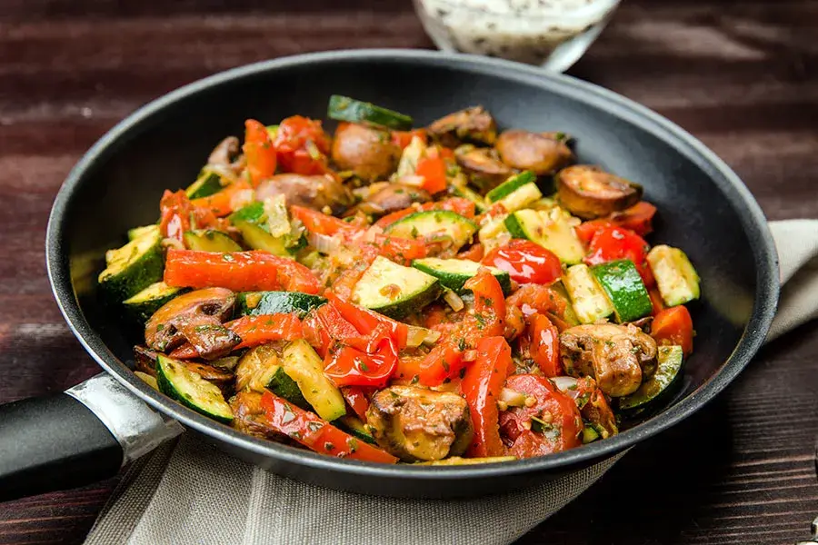Vegetarische Gemüsepfanne